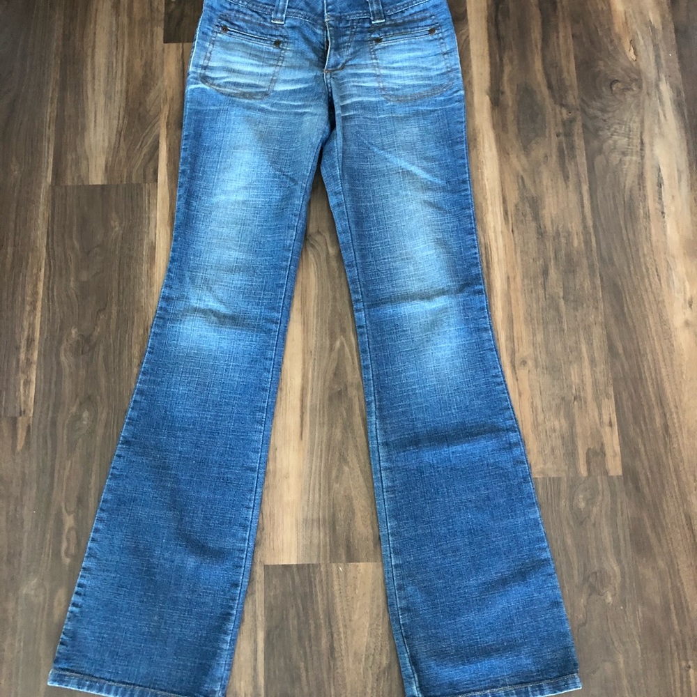 Joes blue slightly flair jeans